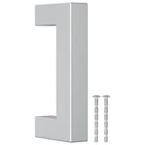 VidaXL Griffe 20 Stück 64 mm Edelstahl silberfarben