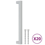 VidaXL Griffe 20 Stück 192 mm Edelstahl silberfarben