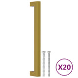 Vidaxl handelen 20 St.2 mm Edelstein Stol Gold faarweg