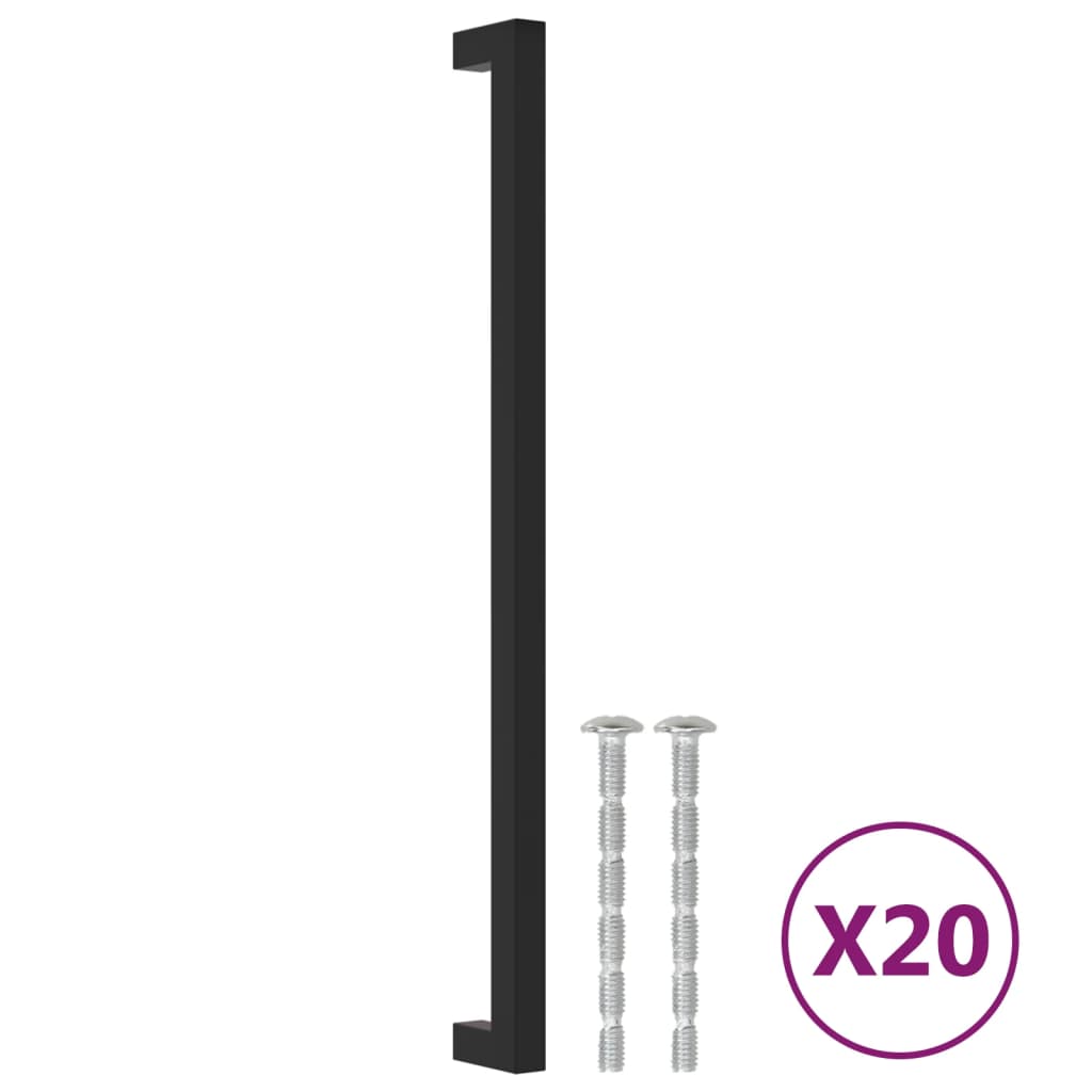 Vidaxl Handelen 20 St 320 mm Edelstol Black