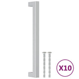 VidaXL Griffe 10 Stück 192 mm Edelstahl silberfarben
