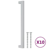 VidaXL Griffe 10 Stück 224 mm Edelstahl silberfarben