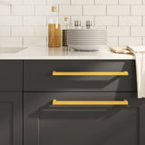 VidaXL Griffe 10 Stk. 320 mm Edelstahl goldfarben