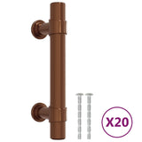 Vidaxl Handelen 20 St 64 mm Edeless Stol Bronze faarweg