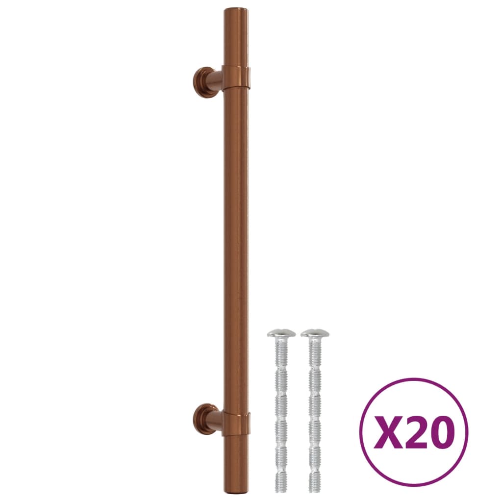 Vidaxl handles 20 st 160 mm stainless steel bronze colored