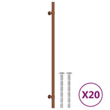 Vidaxl handvatten 20 st 320 mm roestvrij staal bronskleurig