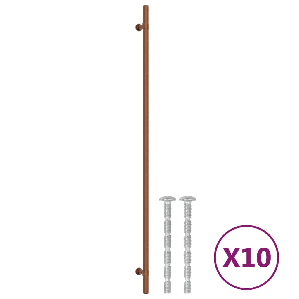 VidaXL Griffe 10 Stück 480 mm Edelstahl bronzefarben