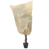 VidaXL Vlieshüllen für Pflanzen mit Kordelzug 4 Stück 70 g m² 0,8x0,8 m