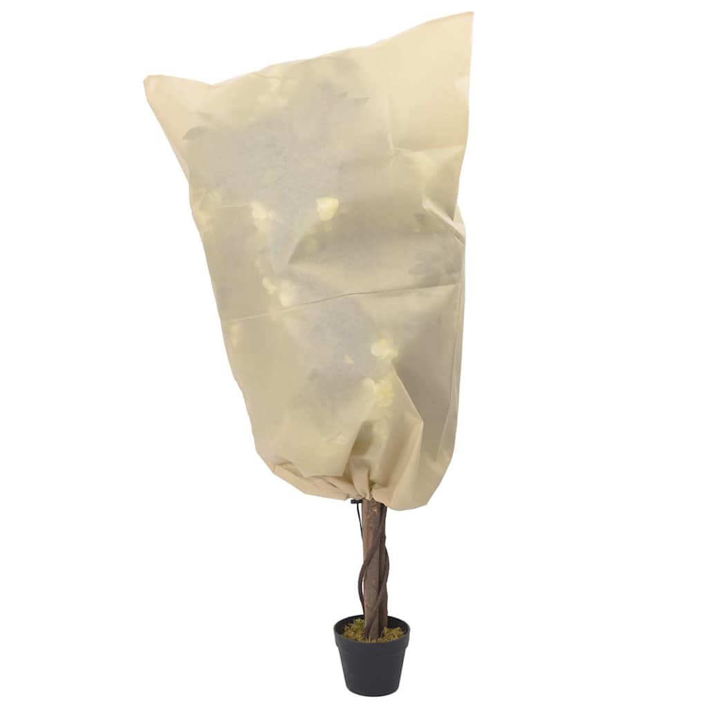 Vidaxx Pflanzenabdeckungen mit Kordelzug 4 Stück 70 g m² 0,8x1 m
