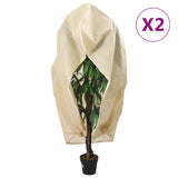 Kryty rostlin Vidaxl se zipem 2 st 70 g m² 1,55x1,55 m