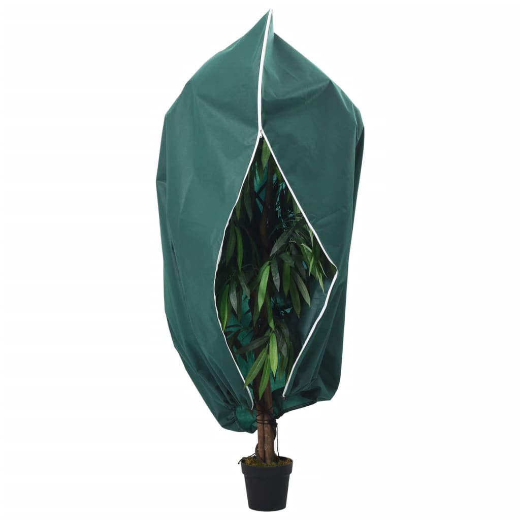 Couvoirs de plante Vidaxl avec fermeture éclair 70 g m² 3,93x3 m