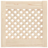 Vidaxx Schranktüren mit Lamellen 2 Stück 39,5x39,5 cm massives Kiefernholz