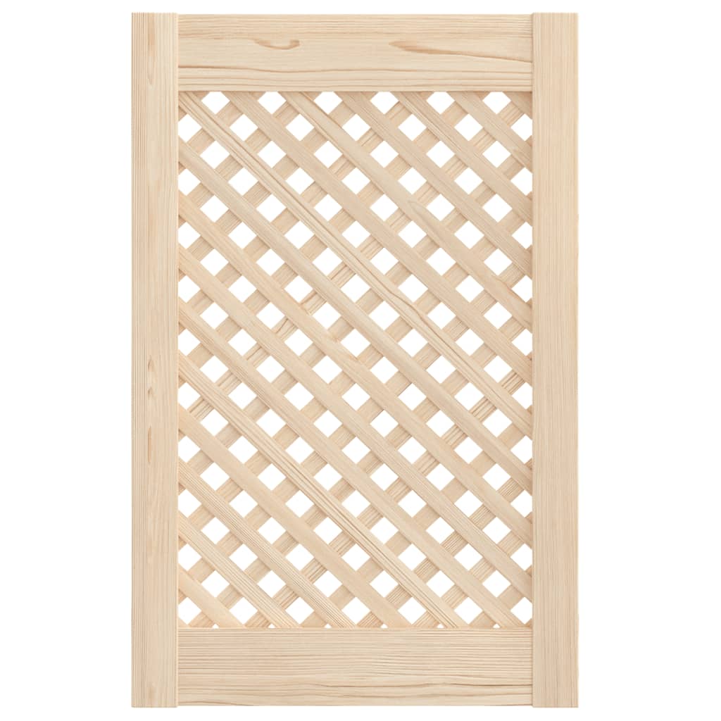 Portes d'armoires Vidaxl avec de la glisser 2 pcs 39.5x61,5 cm Pine solide