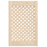 Puertas del gabinete Vidaxl con Slat 2 PCS 39.5x61.5 cm de pino sólido