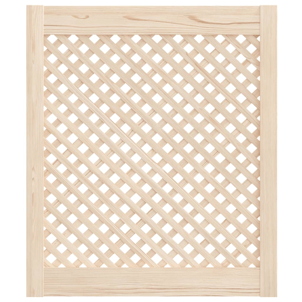 Vidaxx Schranktüren mit Lamellen 2 Stück 59,5x69 cm massives Kiefernholz