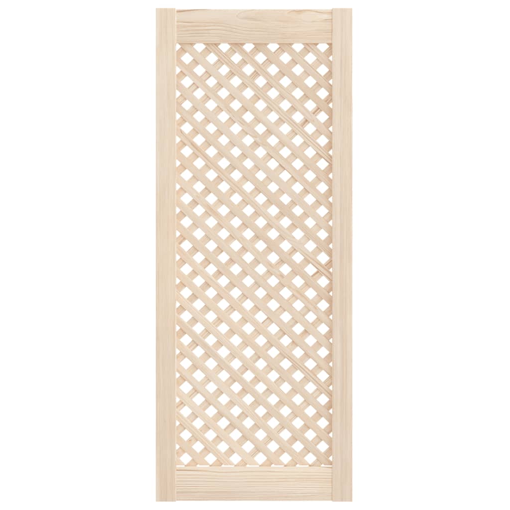VidaXL Schranktüren mit Lamellen, 2 Stück, 39,5 x 99 cm, massives Kiefernholz