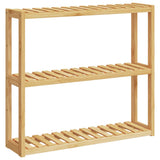 Vidaxl Badezimmer Rack 3-Schicht-Wandmontage 60x15x54 cm Bambus