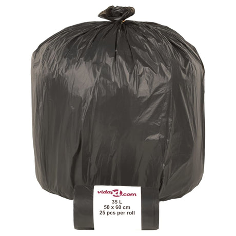 Vidaxl Müllsäcke 250 Stk 35 l Schwarz