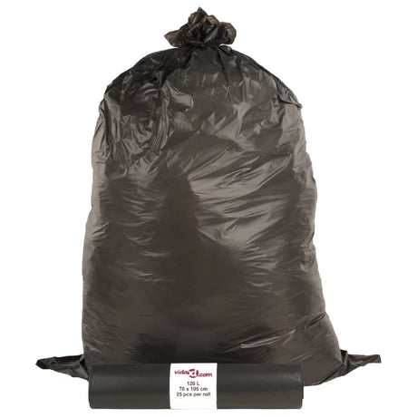 VidaXL Müllsäcke 250 Stück 120 l schwarz