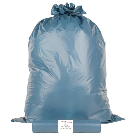 VidaXL Müllsäcke 100 Stück 120 l blau
