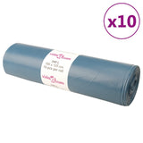 Vidaxl garbage bags 100 st 240 l blue