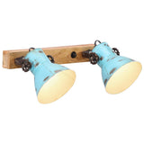 Vidaxx Wandleuchte 25 W E27 45x25 cm verwittertes Blau