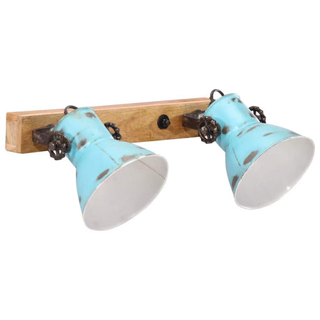 Vidaxx Wandleuchte 25 W E27 45x25 cm verwittertes Blau