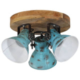 VidaXL ceiling lamp 25 W E27 35x35x25 cm weathered blue