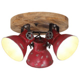 Vidaxl Ceiling lamp 25 W E27 35X35X25 CM Weanged Red