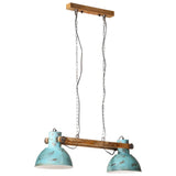 Vidaxl Hanging Lamp 25 W E27 85x28x109 cm Weathered Blue