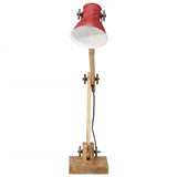 Stolní lampa Vidaxl 25 W E27 23x18x96 cm zvětralé červené