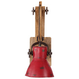 Vidaxl Wall Lamp 25 W E27 96x15x20 CM Weathered Red