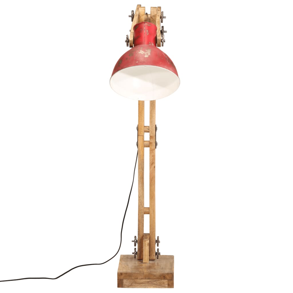 Lampadaire Vidaxl 25 W E27 33x25x130-150 cm Red atteint