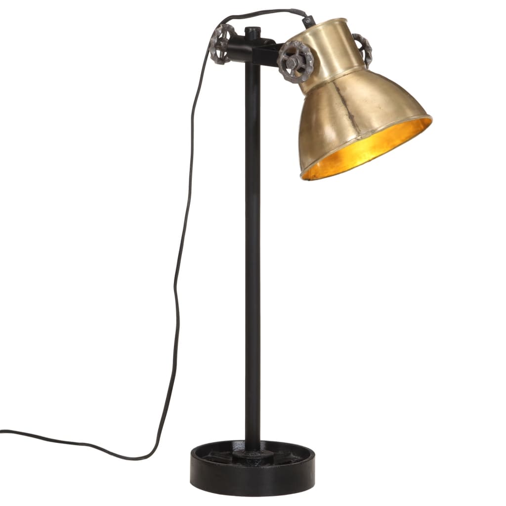 Vidaxl Desk Lamp 25 W E27 15x15x55 cm Antike Messing