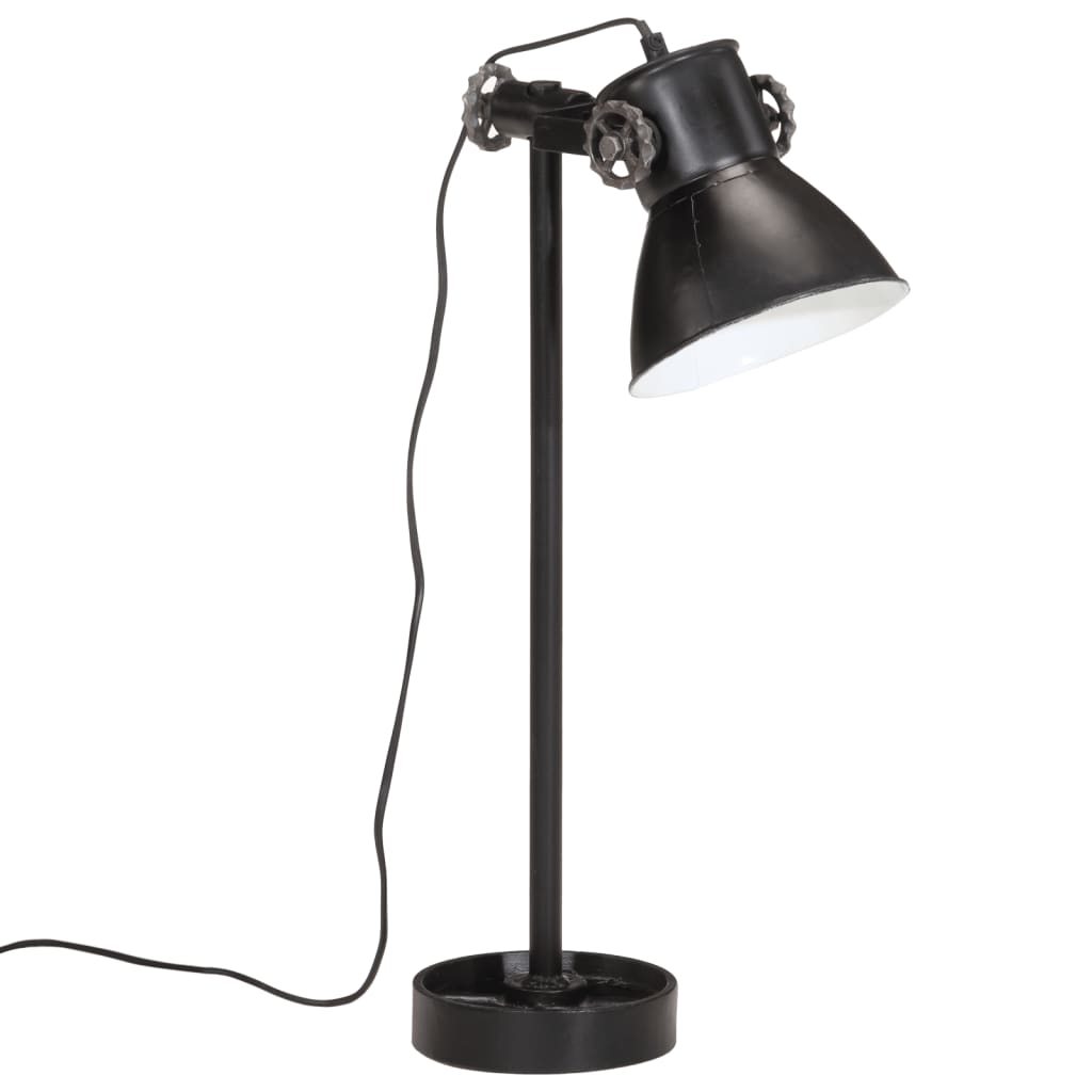 Vidaxl Desk Lamp 25 W E27 15x15x55 cm nero