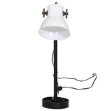 Vidaxl Desk Lamp 25 W E27 15x15x55 cm bianco