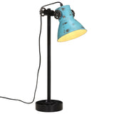 Vidaxl Desk Lamp 25 W E27 15x15x55 cm väderbitna blått