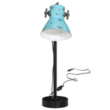 Lampe de bureau Vidaxl 25 W E27 15x15x55 cm Bleu par temps