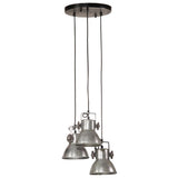 Vidaxx Hängelampe 25 W E27 30x30x100 cm Vintage Silber