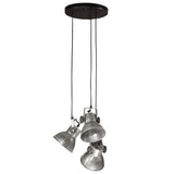 Vidaxx Hängelampe 25 W E27 30x30x100 cm Vintage Silber