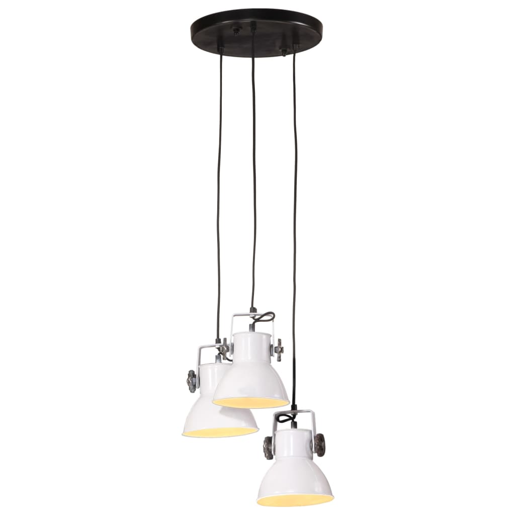 Vidaxl hängande lampa 25 w e27 30x30x100 vit