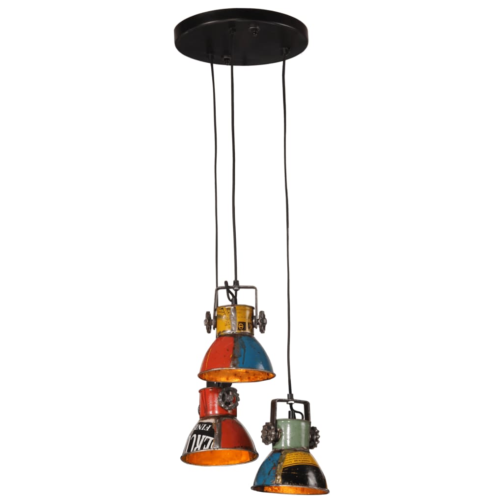 Vidaxl hänken Lamp 25 W E27 30x30x100 cm Multi -Colored