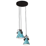 Vidaxx Hängelampe 25 W E27 30x30x100 cm verwittertes Blau