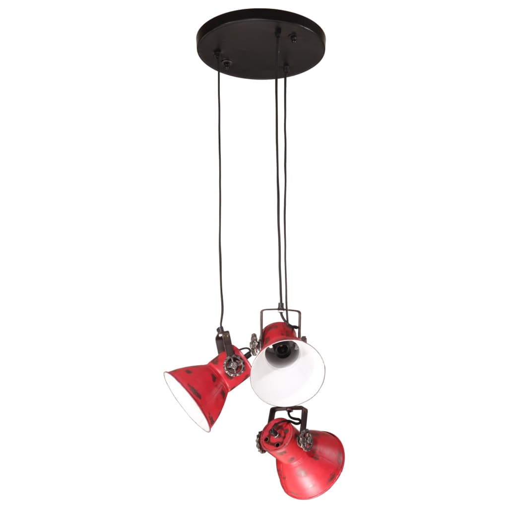 Vidaxl Hanging Lamp 25 W E27 30x30x100 cm Umwebderot