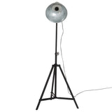 Vidaxl Floor Lamp 25 W E27 61x61x90 150 cm Vintage sølvfarvet