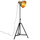 VidaXL Stehleuchte 25 W E27 61x61x90 150 cm antik messingfarben