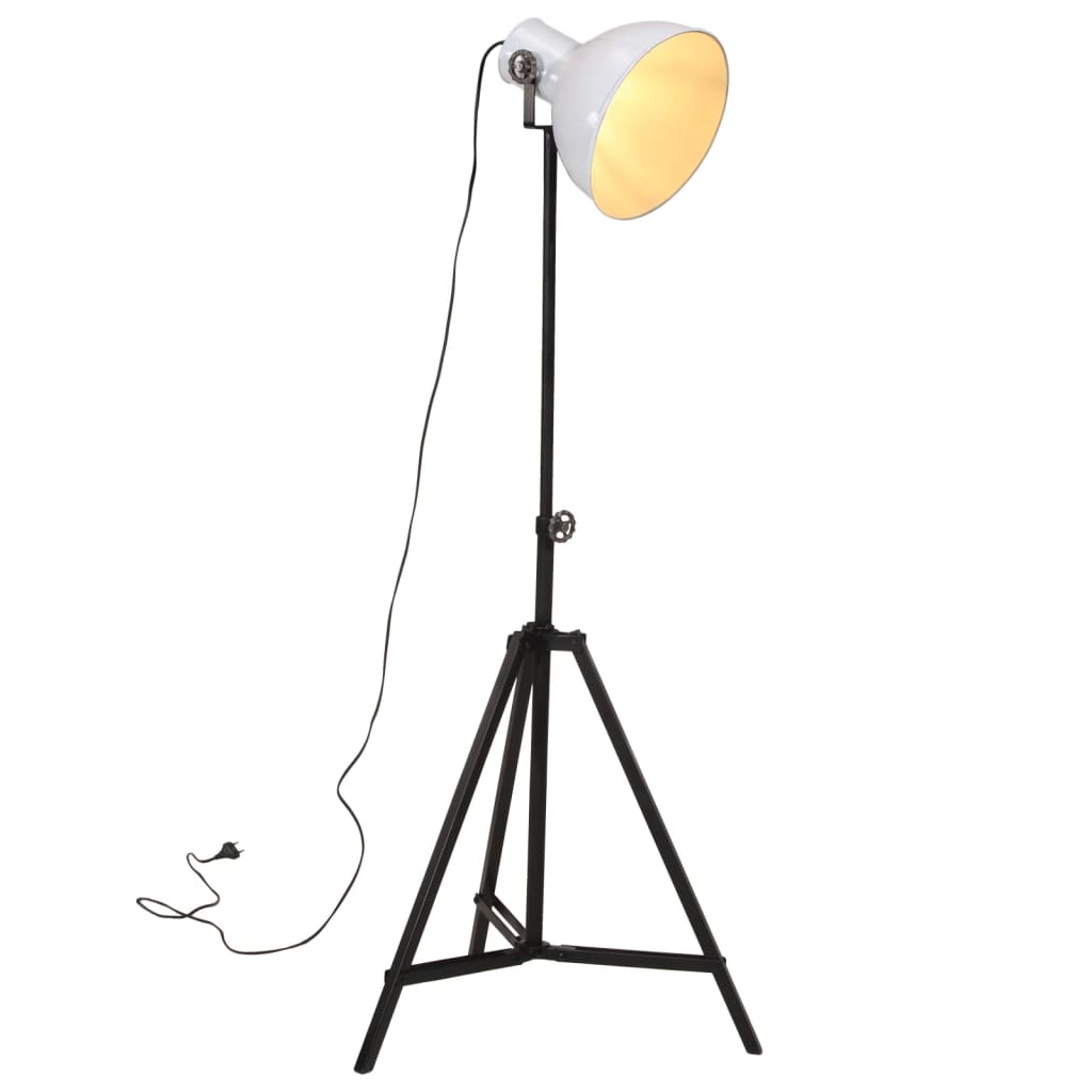 VidaXL Stehleuchte 25 W E27 61x61x90 150 cm weiß