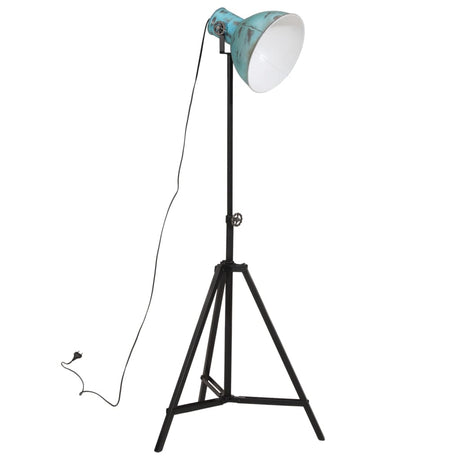 Vidaxxl Stehleuchte 25 W E27 61 x 61 x 90 150 cm verwittertes Blau