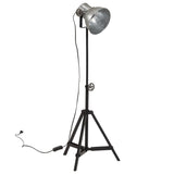 Vidaxl Floor Lamp 25 W E27 35x35x65 95 cm vintage sølvfarget