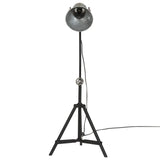 Vidaxl Floor Lamp 25 W E27 35x35x65 95 cm Vintage sølvfarvet